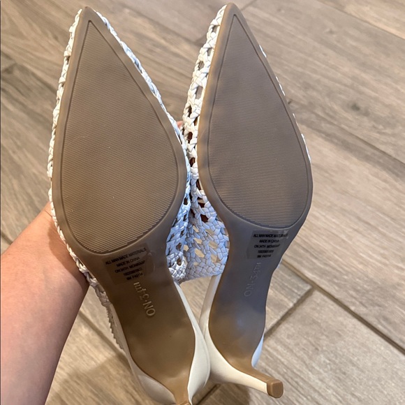 New ON 34th Fortune Woven Slingback Pumps Sz 9 - Picture 9 of 10